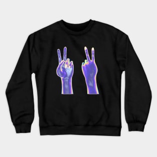 Holographic Hands Lite Crewneck Sweatshirt